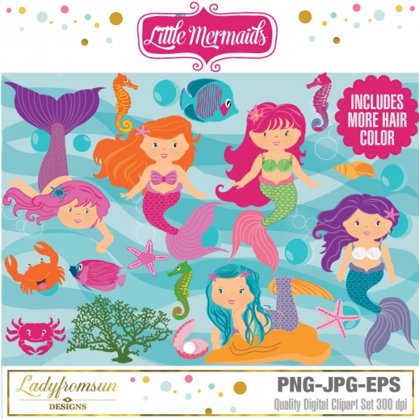 Download Mermaid Clipart 