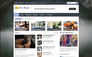 Lets Sugar Magz Responsive Blogger