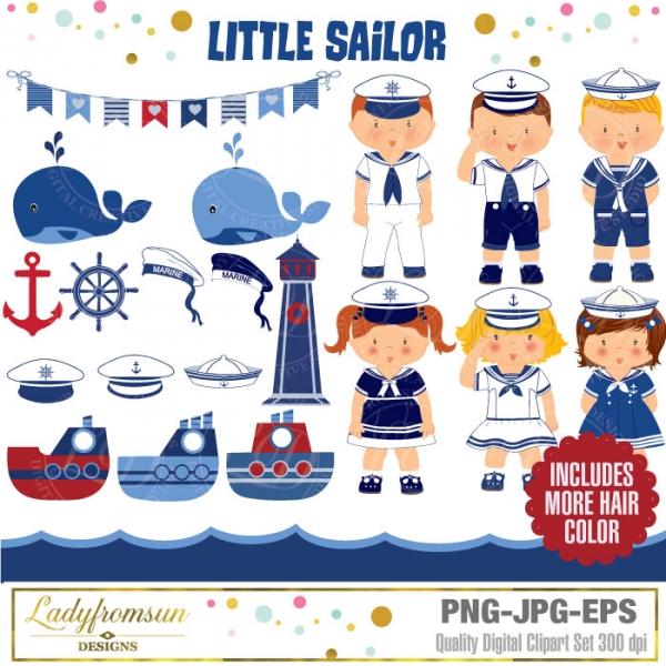 Download Little Sailor Clipart 