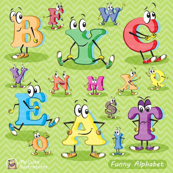 Download Digital alphabet clipart 