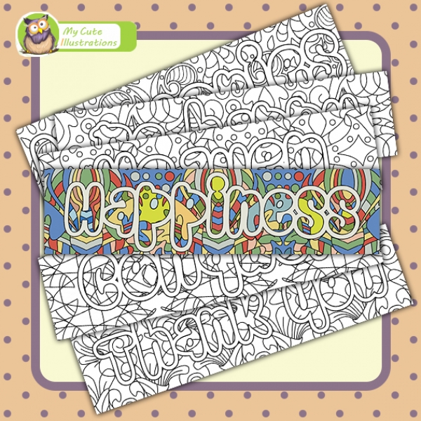 Download 20 Coloring Bookmarks to Print 