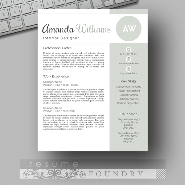 Download Resume Template + Cover Letter 
