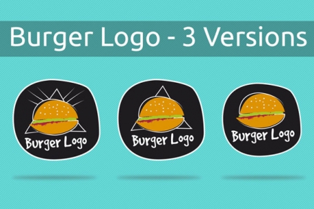 Burger Logo - 3 Versions