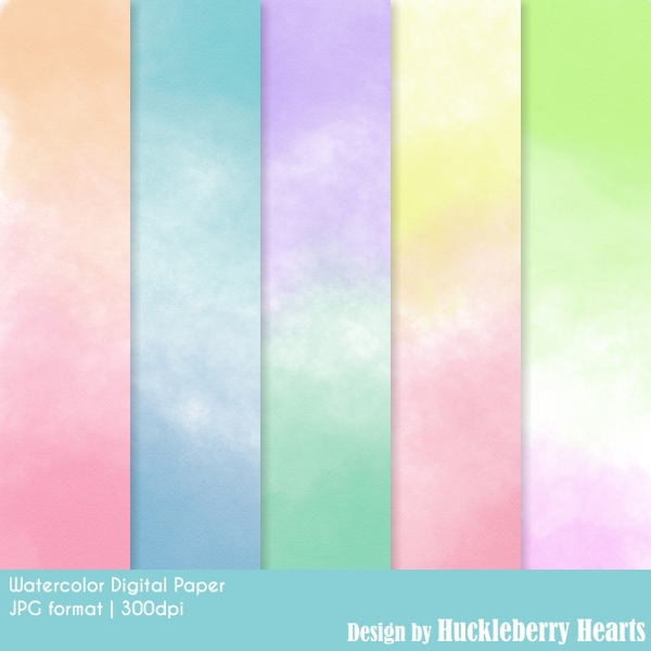 Download Watercolor Digital Paper 