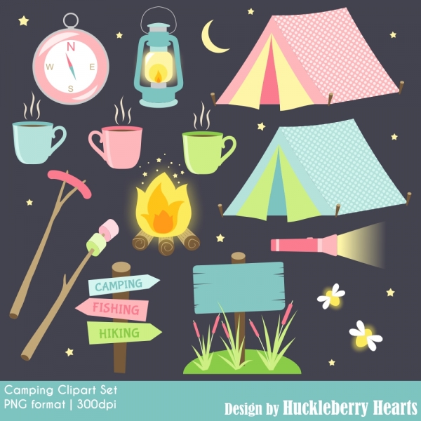 Download Camping Clipart Set 