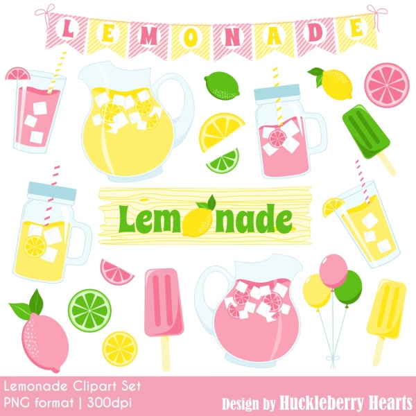 Download Lemonade Clipart Set 