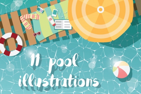 11 Swimming Pool Illustrations