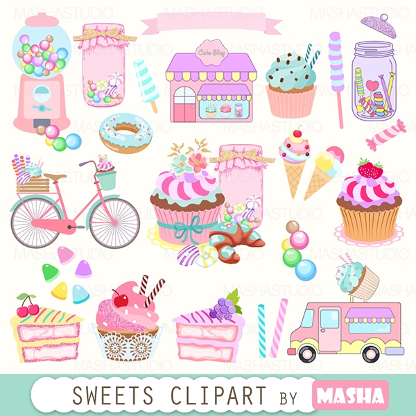 Sweets Clipart - Graphics / Clip Art | Luvly