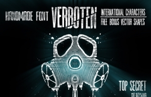 Handmade Font "Verboten"