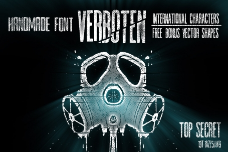 Handmade Font "Verboten"