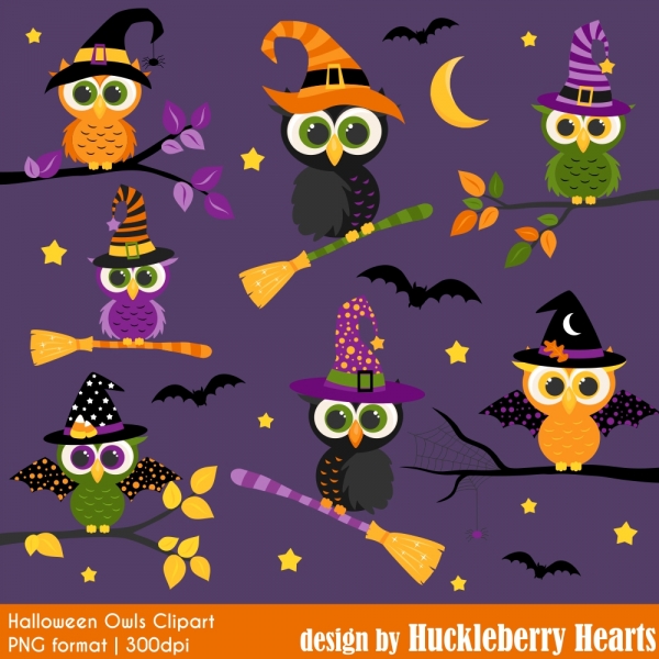 Download Halloween Owls Clipart 