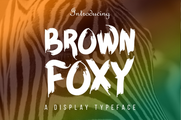 Download Brown Foxy Typeface 