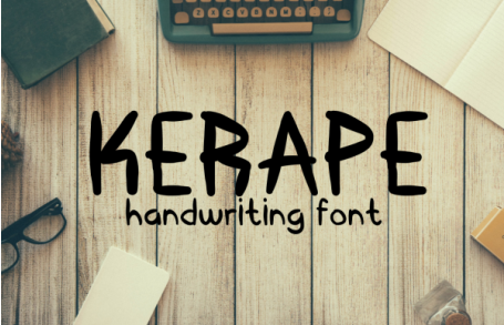 Kerape Handwritting Font