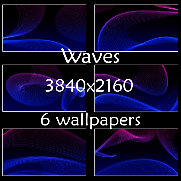 Download Abstract Blue Space Waves Wallpapers 