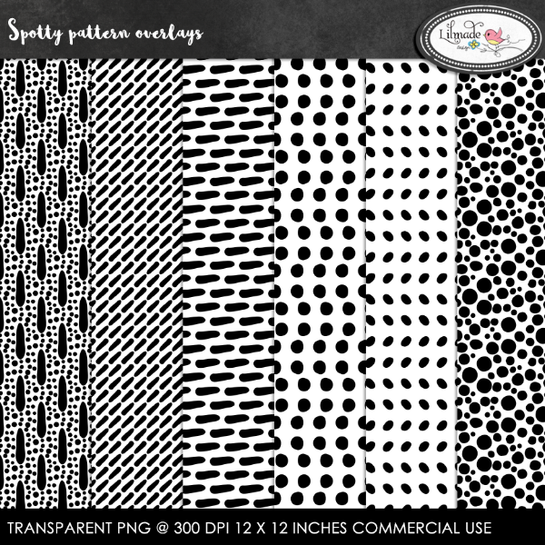 Download Spotty pattern overlays 