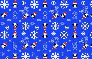 Penguin Christmas Pattern