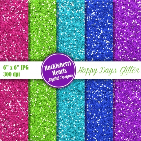 Digital Glitter Paper, Bright