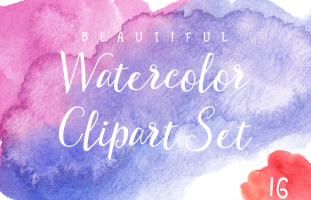 Watercolor Clipart, Watercolor