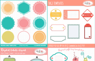 Digital tags and label templates