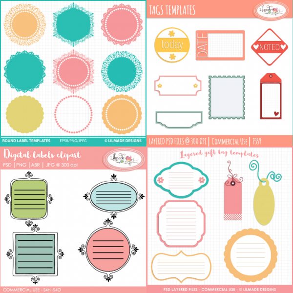 Download Digital tags and label templates 