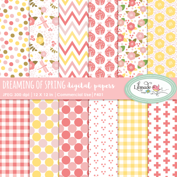 Download Dreaming of Spring Digital Papers 