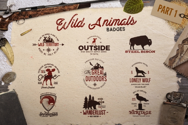 Download Wild Animals Badges [Part 1] 