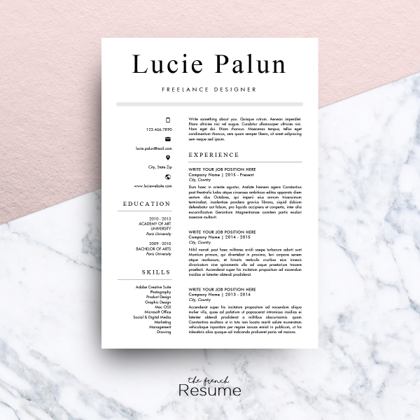 Download Resume Template for MS Word  