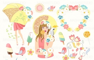 Spring Bloom Clipart