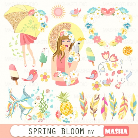 Spring Bloom Clipart