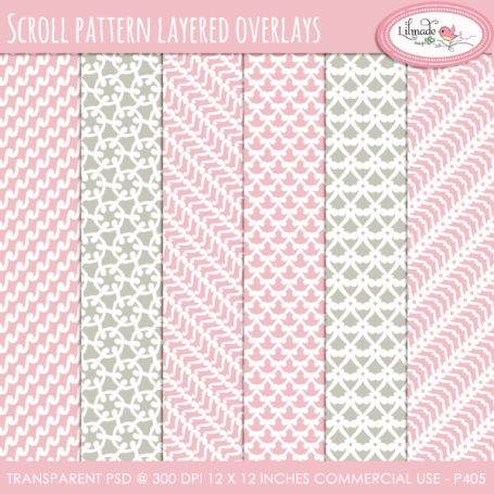 Scroll pattern overlays