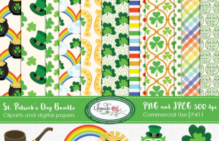 St. Patrick's Digital Paper and