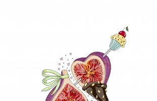 Figs in Love with Cupcake.