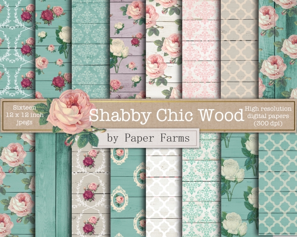 Download Shabby chic wood 