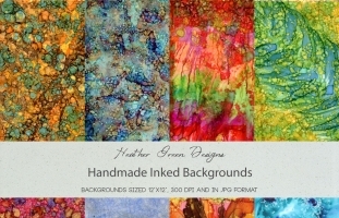 Hand Made Inked Backgrounds