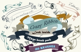 Pack Of Ribbon Brushes
