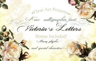 Calligraphic Vintage Styled Font