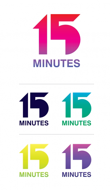 "15 minutes' Logo