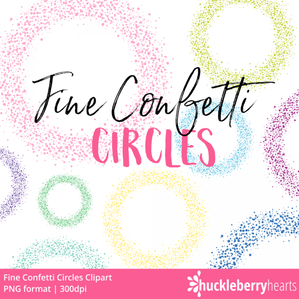 Download Confetti Clipart, Confetti Circles, Digital Confetti, Confetti 