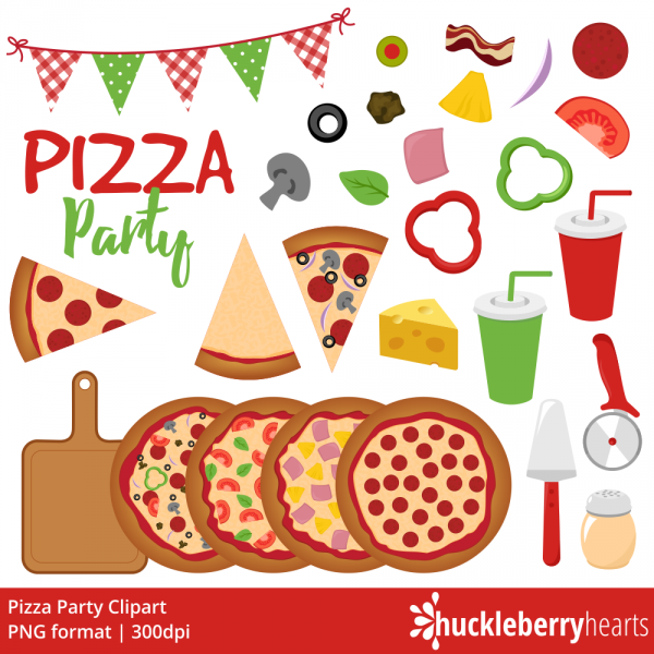 Download Pizza Clipart, Pizza Party Clip Art, Pizzeria, Italian, Pepperoni 