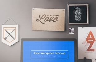 Professional iMac Workplace /