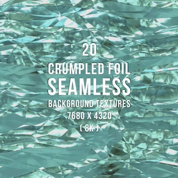 Download 20 Crumpled Foil Seamless Background Textures 