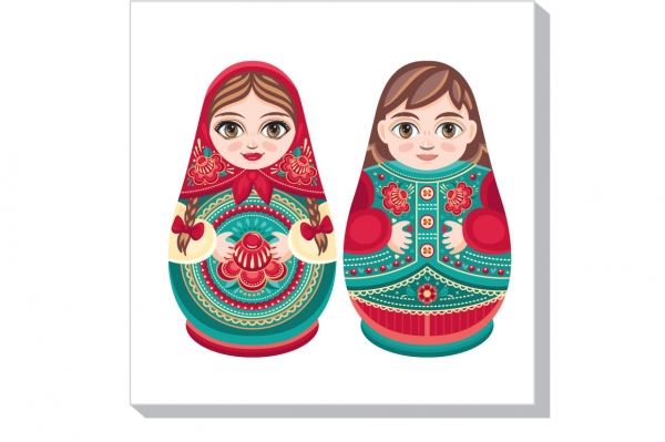 Download doll, wooden, russian doll, matryoshka, clipart 