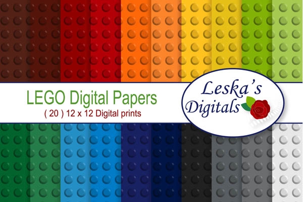 Download Lego Digital Paper Pack 