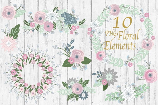 Download Floral Bouquet Clip Art - Flower Clipart 