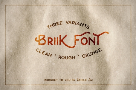 Briik - Hipster Fonts
