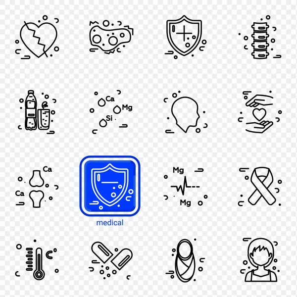 Download Medical line icons 