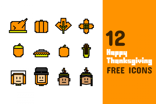 Download 12 Happy Thanksgiving Icons Free 