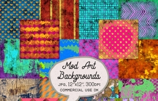 Mod Art Background Collection