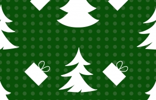 Laconic seamless New Year's