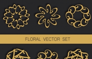 FLORAL VECTOR SET